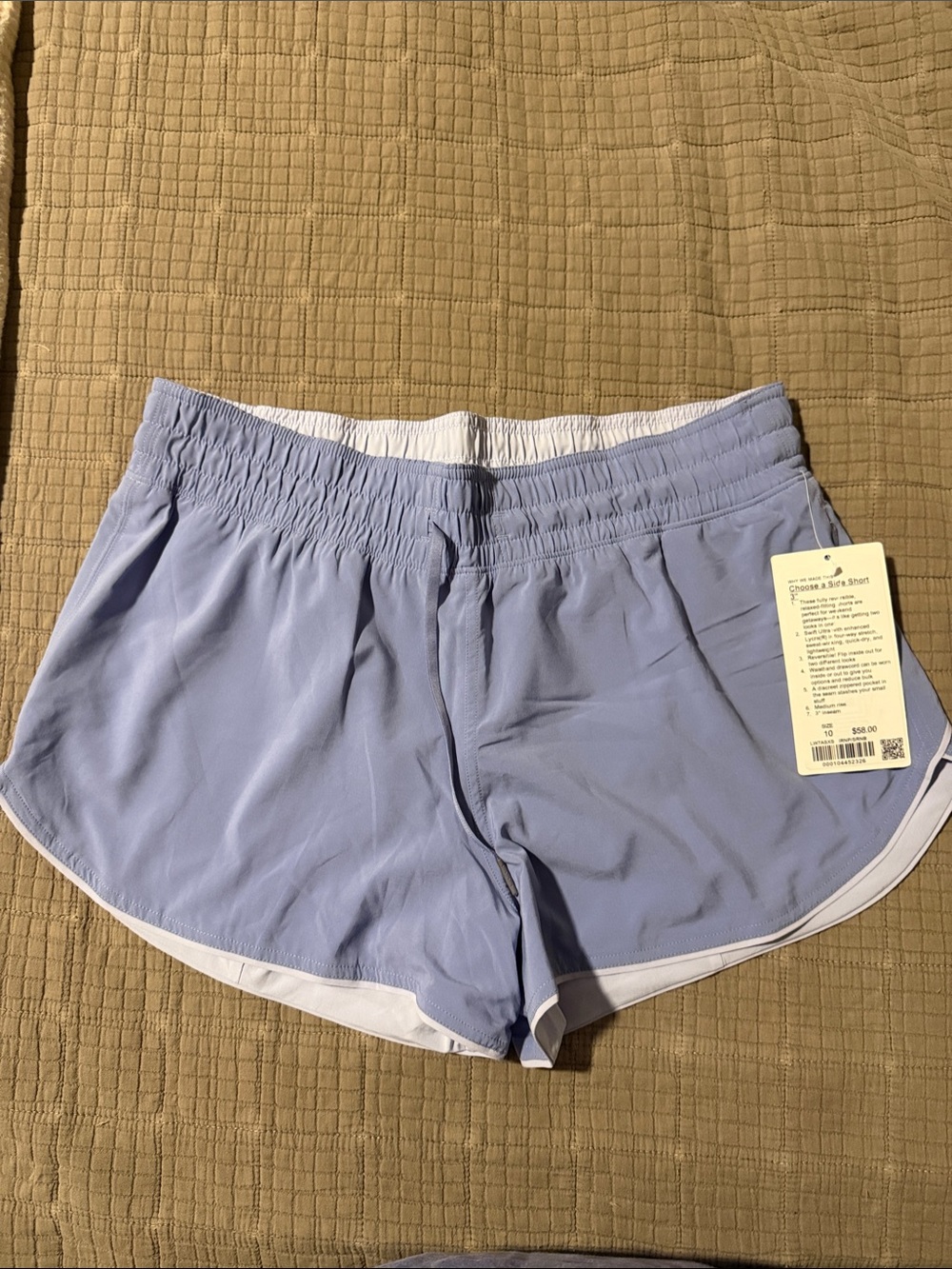 Reversible Light Lavender Women’s Running Shorts